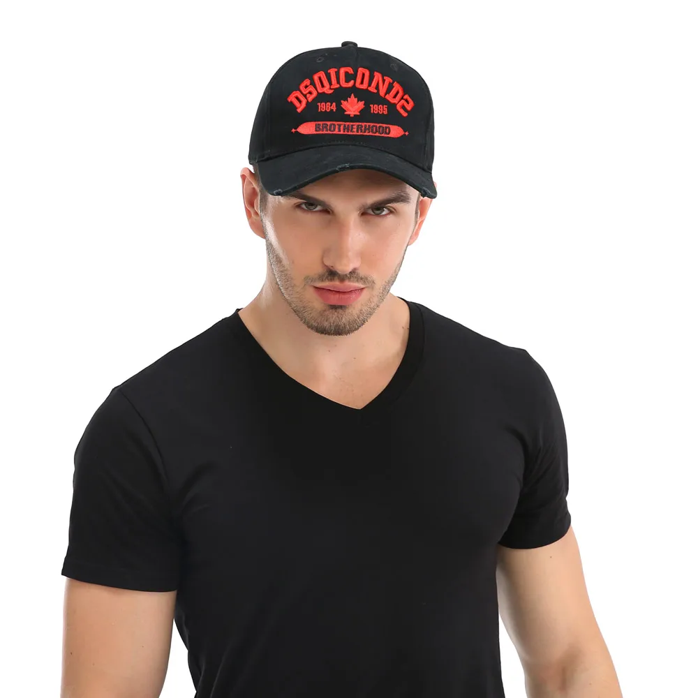 

DSQ Brand 2022 Baseball Cap Men Women Hat Black Embroidery DSQ2 Letters Casual Cap Hip Hop Cap Snapback Caps Bone Dad Hat