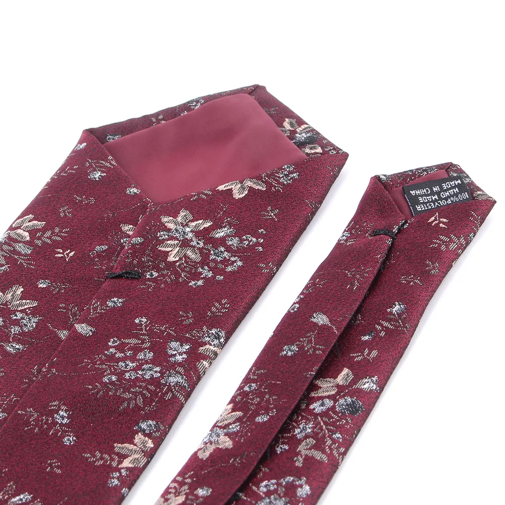 Галстук с цветочным принтом повседневный узкий галстук для вечеринки в полоску