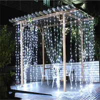 6x3m3x3m3x1m led icicle string lights christmas fairy lights garland outdoor home for weddingpartycurtaingarden decoration