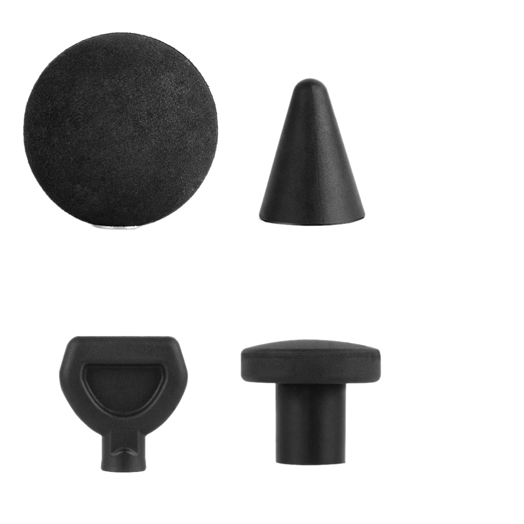 

5PCS Set Percussion Massage Tips Jigsaw Massager Bit Tip Kit Body Painful Muscle Relaxation Adapter Attachment