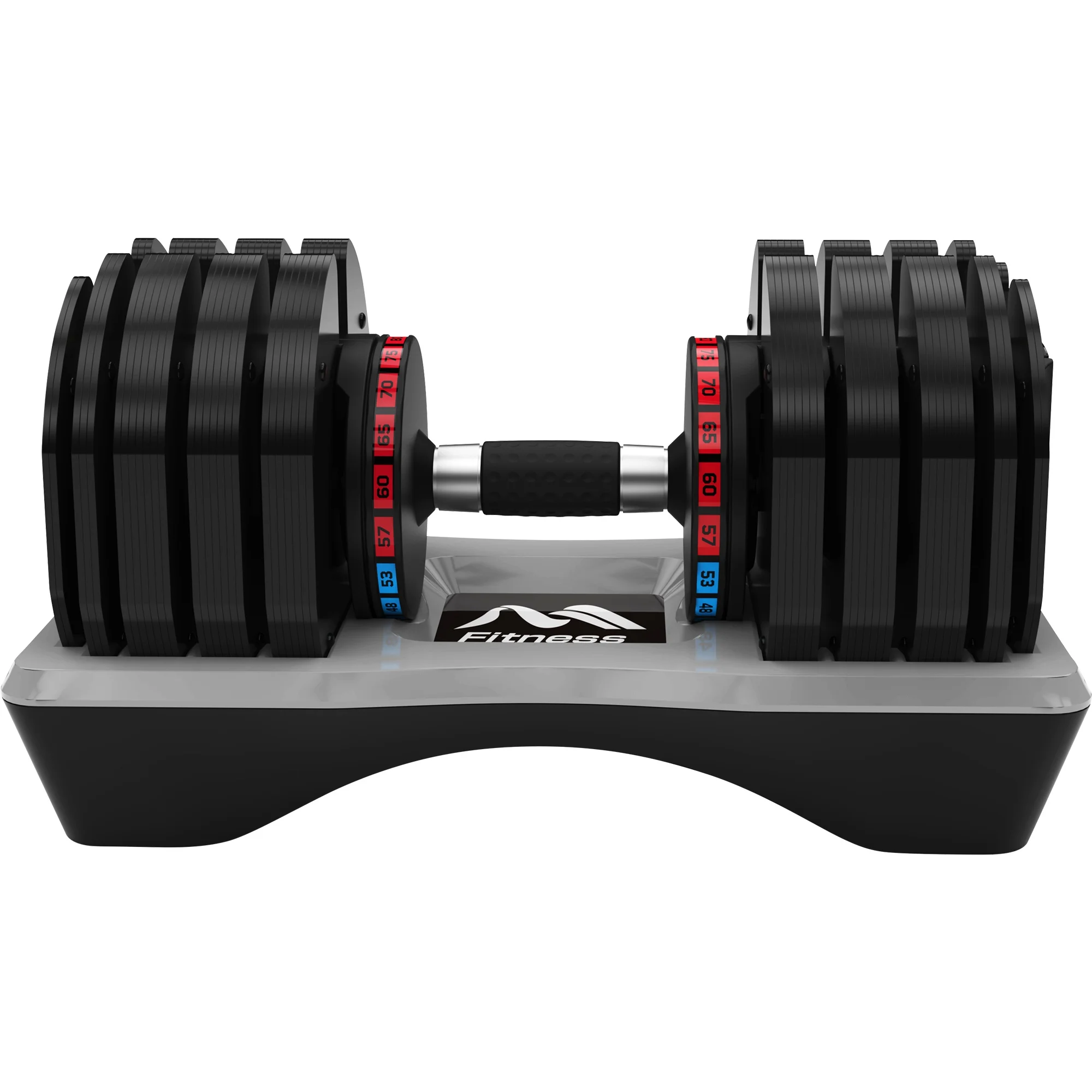 

Adjustable Dumbbell - 80lb Single Dumbbell with Anti-Slip Handle, Fast Adjust Weight Exercise Fitness Dumbbell
