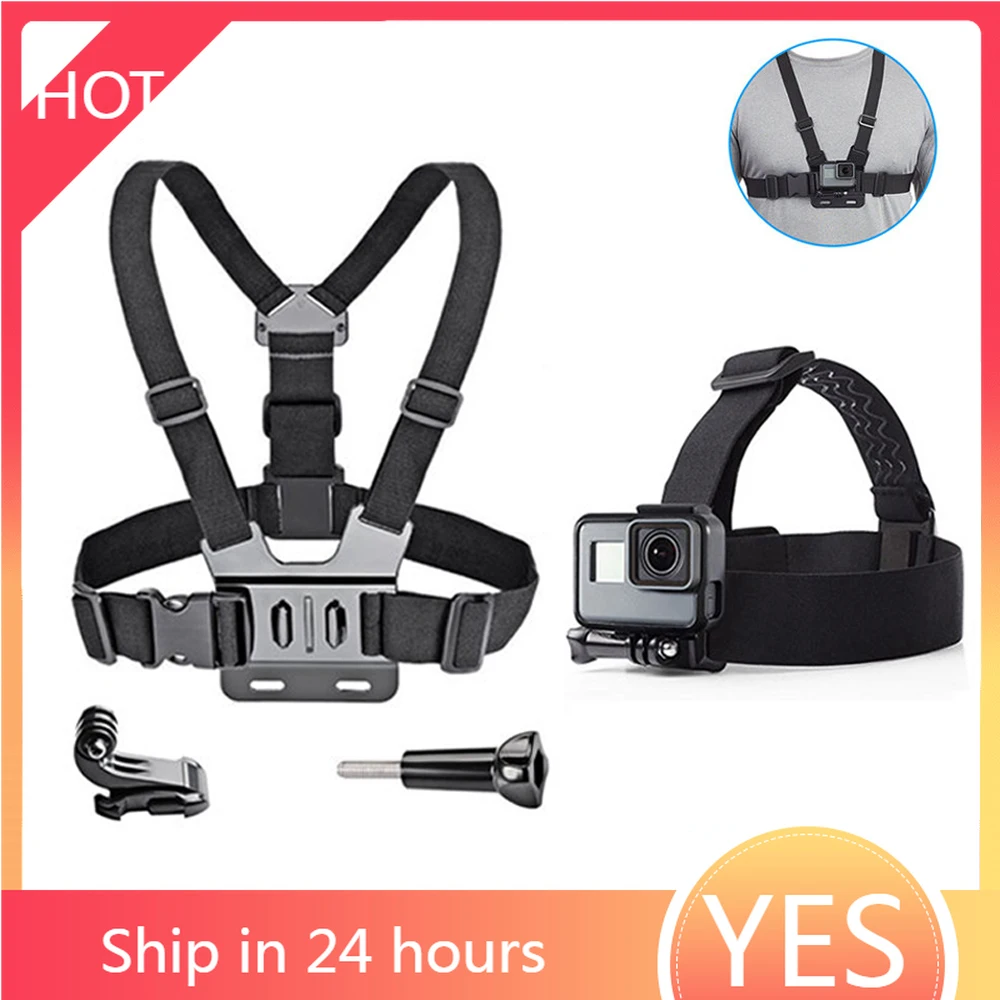 Нагрудный ремень для Gopro Hero 11 9 8 7 6 5 + 3 Xiaomi Yi 4K Экшн-камера нагрудный ремень для insta360 x3 спортивные аксессуары