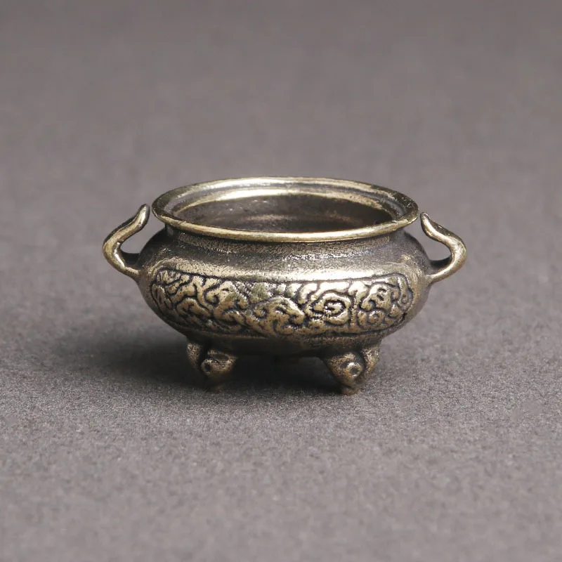 Латунная двойная насадка на штатив лампа для благовоний искусственная