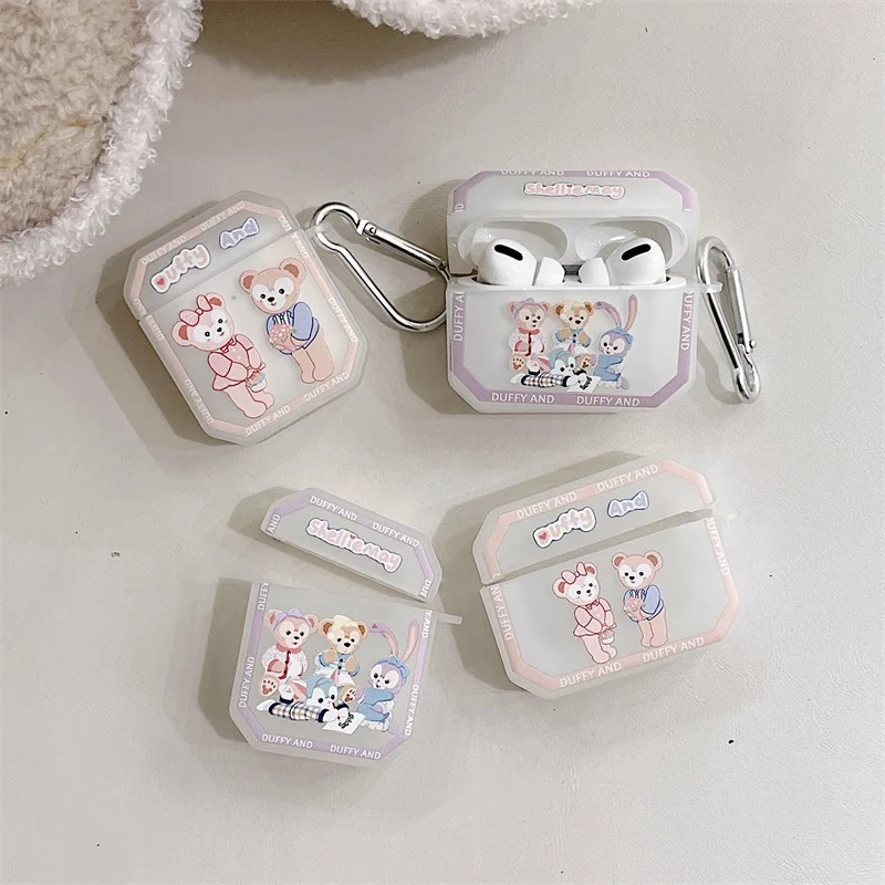 

Cute Cartoon Bear Rabbit 2021 AirPods 3 Case Apple AirPods 2 Case Cover AirPods Pro Case IPhone Earbuds Accessories AirPod Case