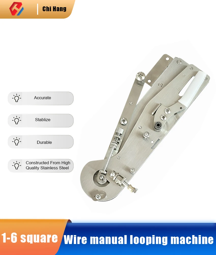 

Удобная дуговая машина для проволоки, ручная круговая машина, аппаратное обеспечение из нержавеющей стали, инструменты для проволоки 1-6, гибочный станок для квадратных проволок