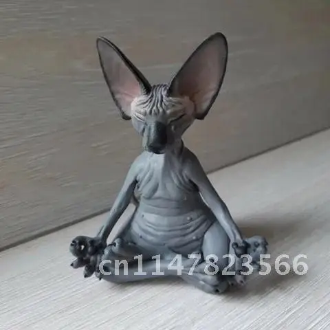 Фигурки коллекционные миниатюрные украшения домашний декор Сфинкс Кошка