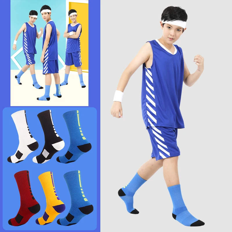 Basketball Ball Boy Sock Sports Breathable Girl Compression Running Riding Cycling Basketball Biking Student Soccer Child Kid