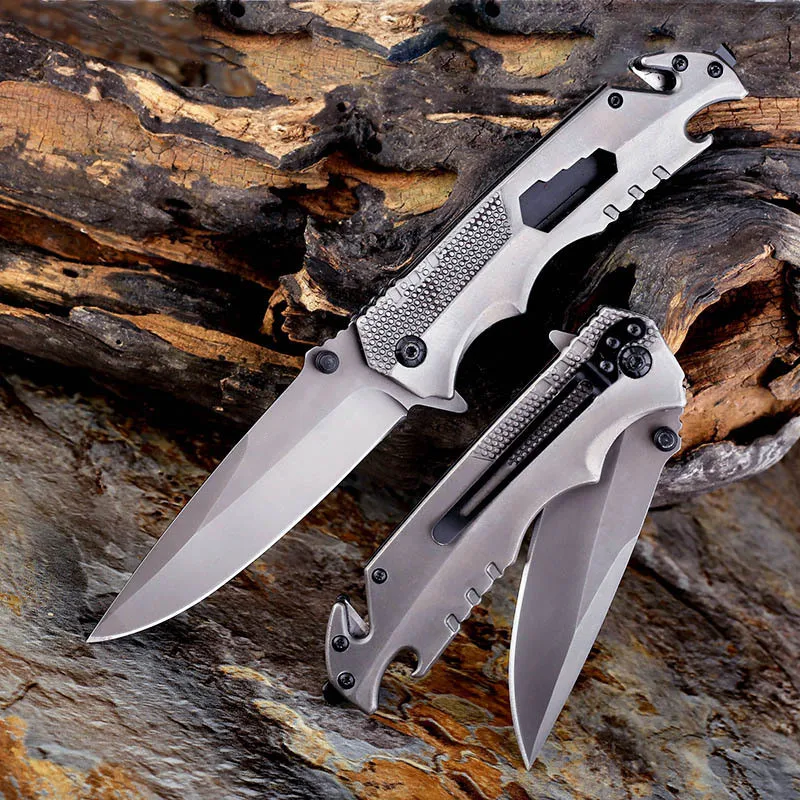 

5CR15MOV Outdoor Survival Stainless Blade Tactical Folding Pocket Knives Hunting Camping Quick Open Couteau Coltello Karambit