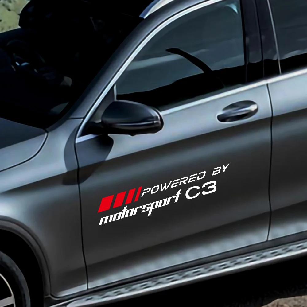 2 шт. декоративные наклейки на дверь CITROEN C1 C3 C4 C4L C6 C5 VTS