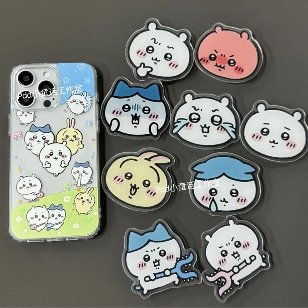 

Chiikawa мультяшный держатель для телефона Hachiware Usagi Momonga Kawaii держатель аниме для девочек студентов, обучающих смотреть