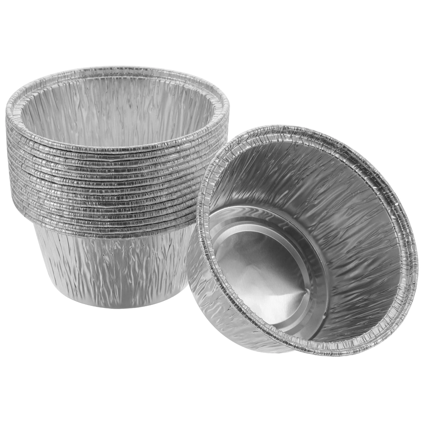 

100Pcs Cupcake Baking Cups Party Gathering Aluminium Foil Baking Cups Pudding Containers