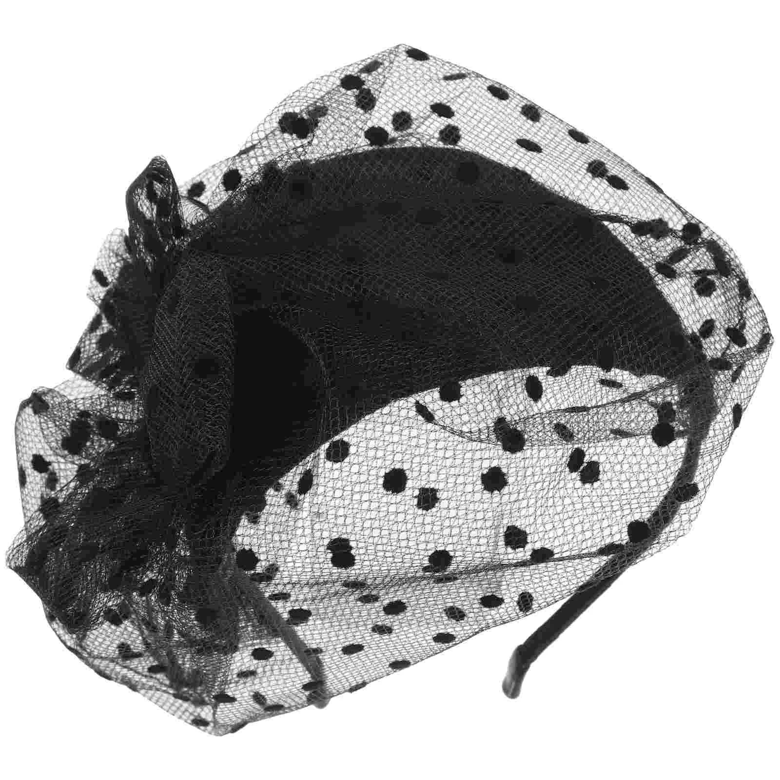 

Hairpin Fascinator Hat Headpiece Hats Women Vintage Banquet Headdress Bride Wedding Party