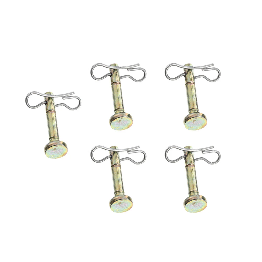 

5 Sets Metal Hair Barrettes Shear Pin Snowblower Supply Replacement Kit Lawn Mower Part Thrower Cotter Pins