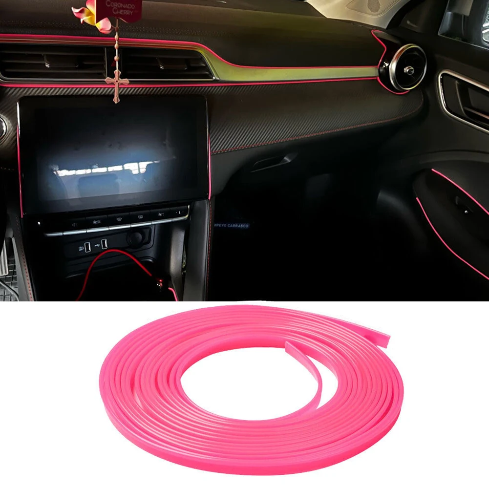 

Brand New Edge Gap Line Molding Line 5m Car Interior Accessories Gap Line Molding Line Trims New Arrivals Pink