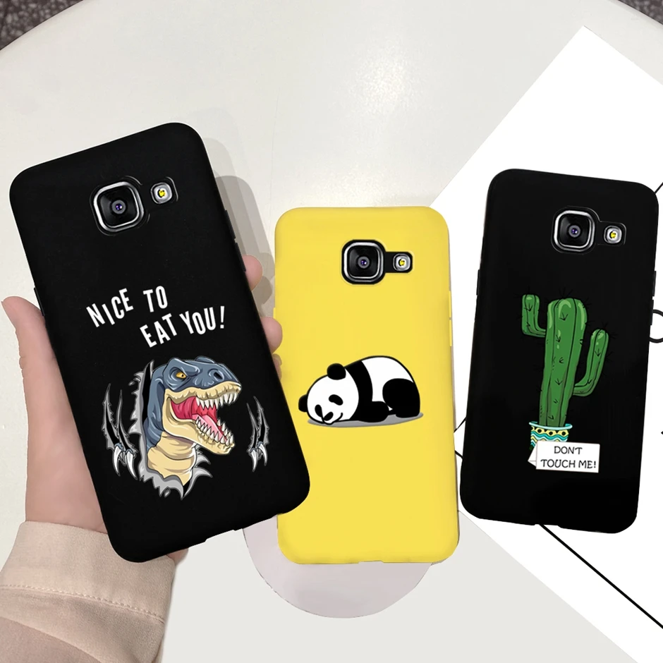 Чехол для Samsung Galaxy A5 2016 силиконовый мягкий чехол чехлы с маленьким принтом