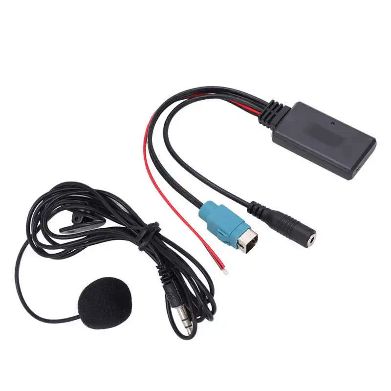 

AUX in Cable Adapter AUX IN Bluetooth Module Stereo Full Speed with Removable Microphone for Modification