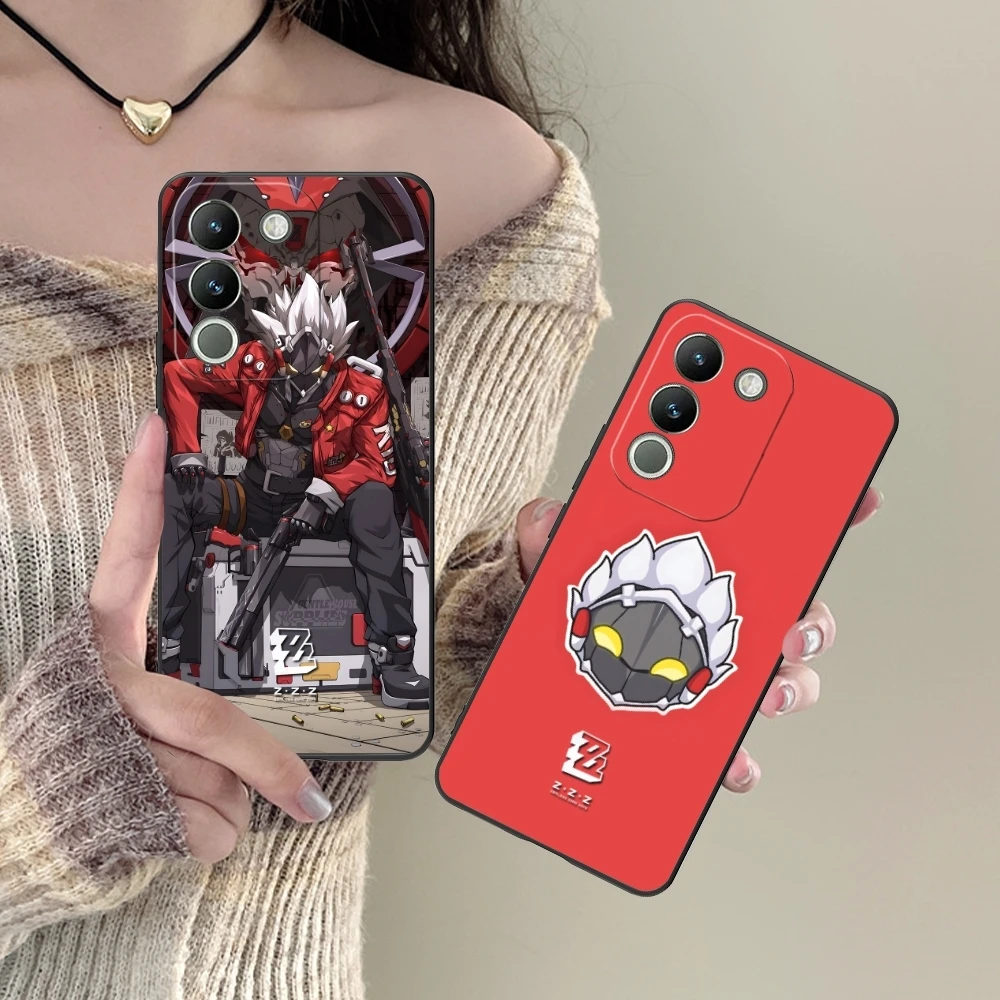 Zenless Zone Zero Billy Kid Mobile Phone Case for VIVO Y95 Y93 Y31 Y20 V19 V17 V15 Pro X60 NEX Black Soft Cover Shell
