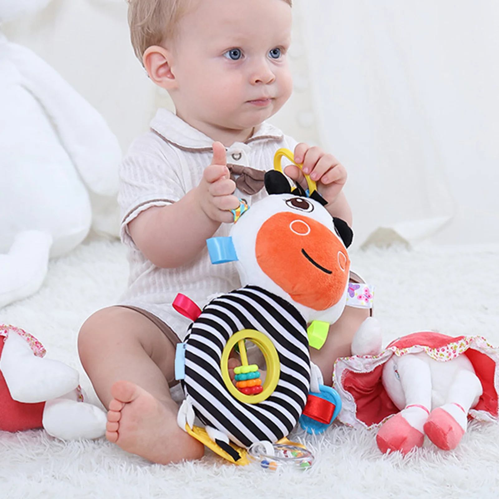 

Cartoon Calf Plush Toy Soft And Comfortable Cartoon Calf Plush Stuffed Doll Cute Cartoon Cartoon Calf Pillow Plush Toys For Kids