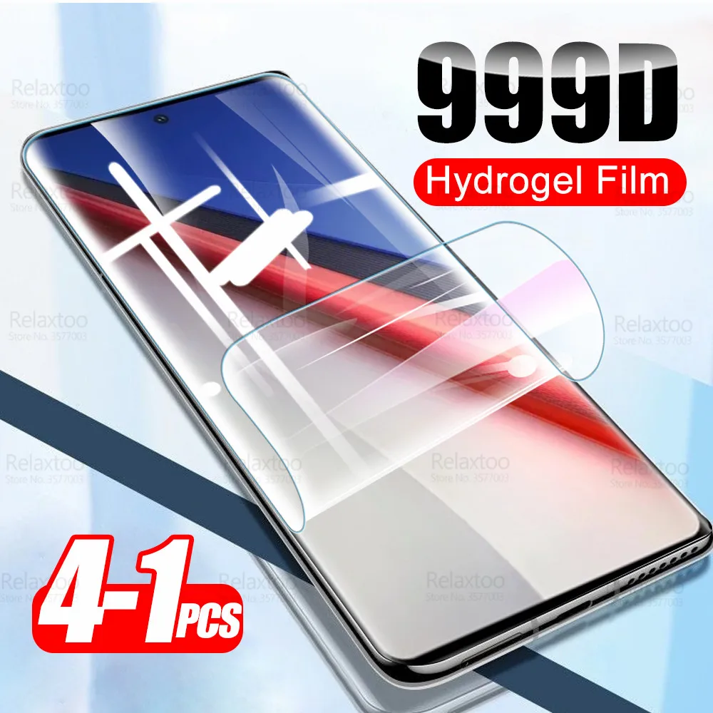

Изогнутая Гидрогелевая пленка 999D для Vivo IQOO 11 Pro, защита экрана IQOO11 11 11 Pro 5G V2254A V2243, мягкая пленка, не закаленное стекло, 1-4 шт.