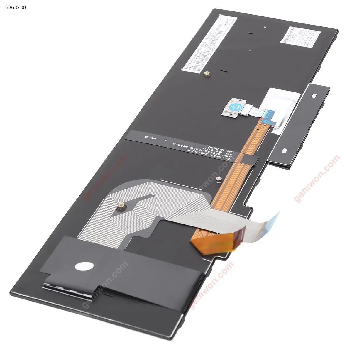 Клавиатура US для ноутбука Lenovo IBM ThinkPad T570 T580 P51s P52s, черная рамка с подсветкой