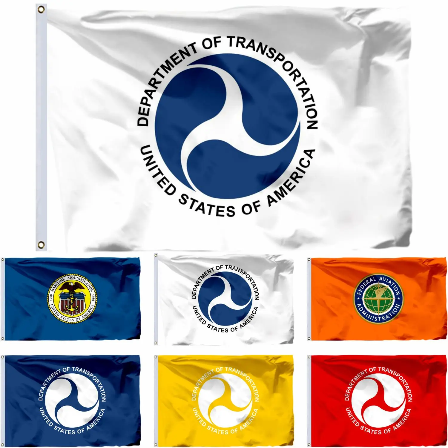 

USA Department Transportation Flag 90x150cm 3x5ft US American United States Flags and Federal Aviation Administration Banners