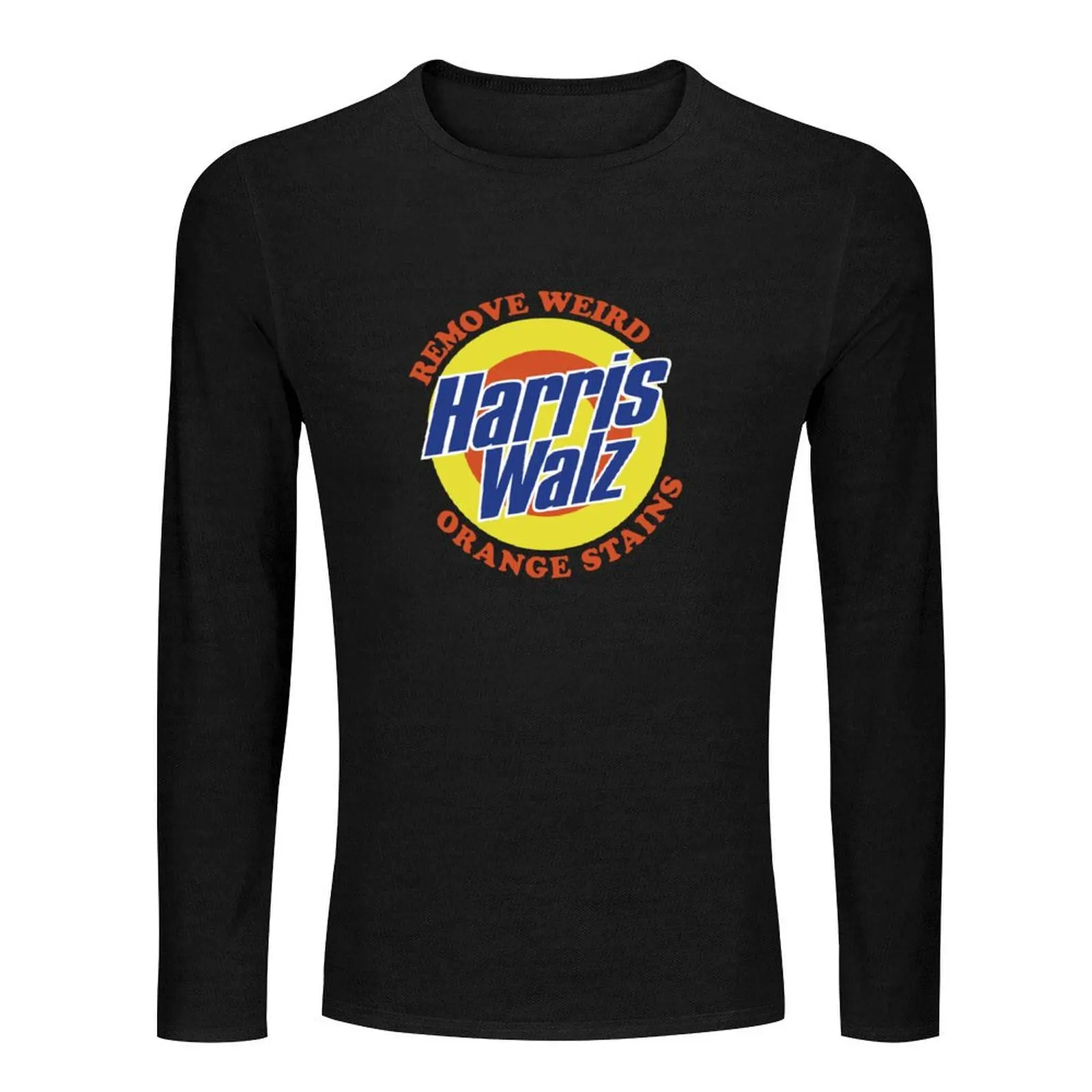 Длинная футболка Kamala Removes Weird Orange Stains эстетичная одежда большого размера черные