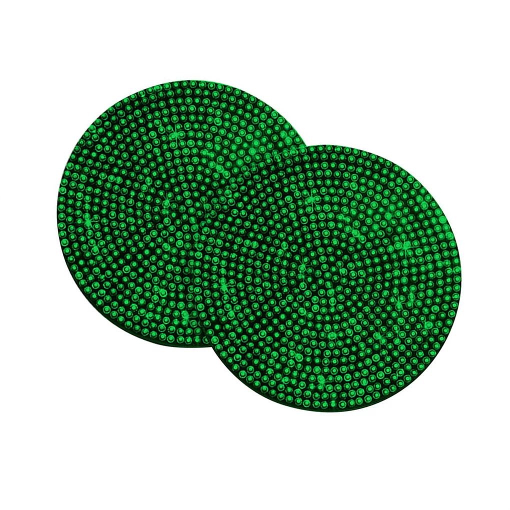 

Universal Car Cup Holder Mats Vehicle Truck Anti-skid Rhinestone Pads Coasters Automobile Decoration Accessories
