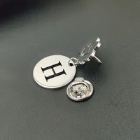 mens womens customized personality stainless steel brooch jewelry smiley brooch with various pattern pendant charm party gifts