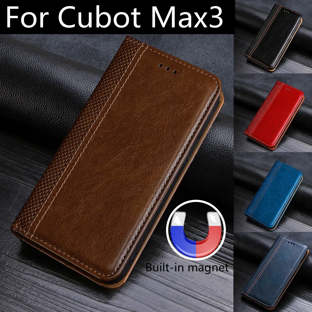 Чехол-книжка для Cubot Max 3 роскошный кожаный чехол смартфонов |