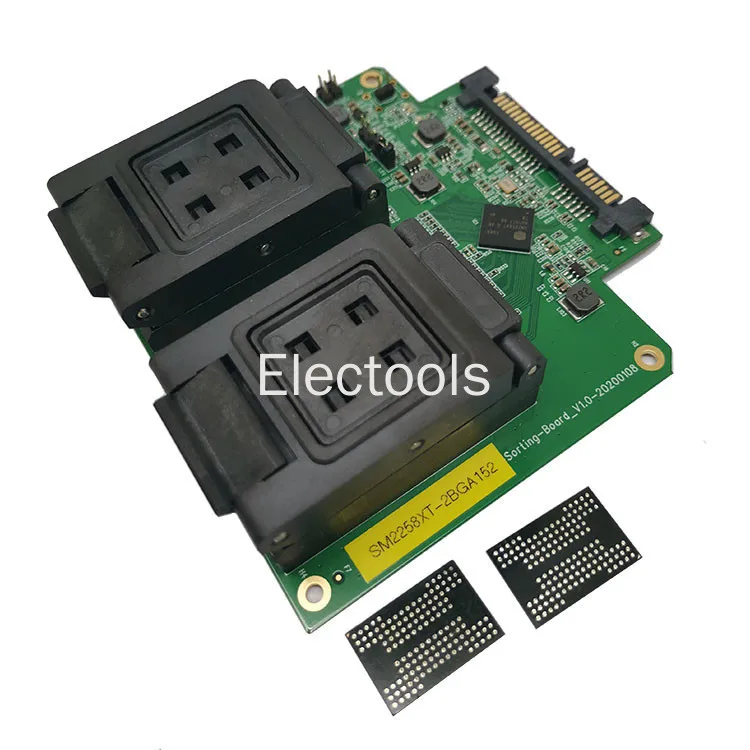 SM2258XT One с двумя испытательными стендами BGA132/152 испытательная стойка для зонда SSD