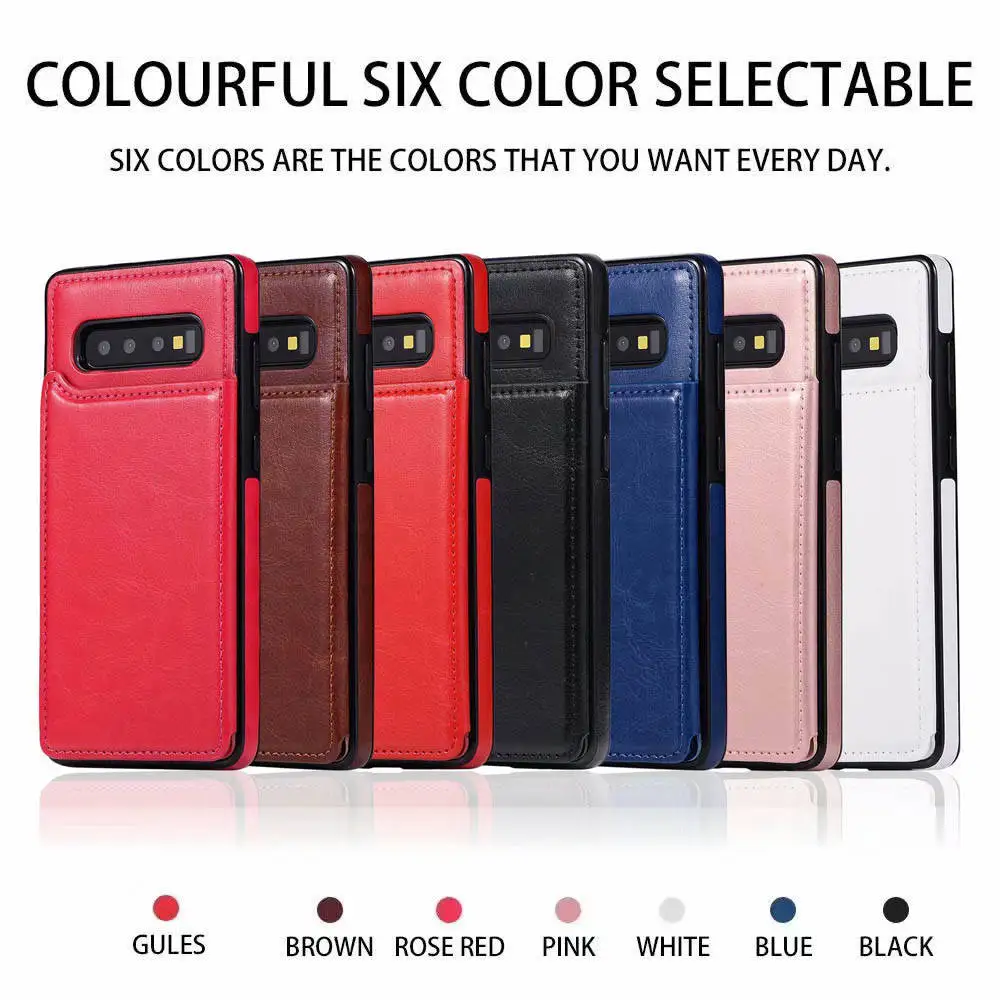 Card holder Phone Case For Samsung Galaxy S23 S22 S21 S20 FE Note 10 9 20 Ultra S10 S9 Plus S10E Leather Wallet Cover
