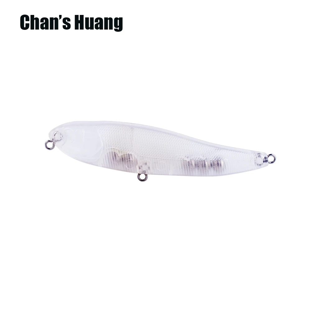 

Chan's Huang 20PCS 7.8CM 6.1G Trolling Saltwater Fishing Topwater Artificial Hard Plastic Unpainted Pencil Bodies Fishing Lures