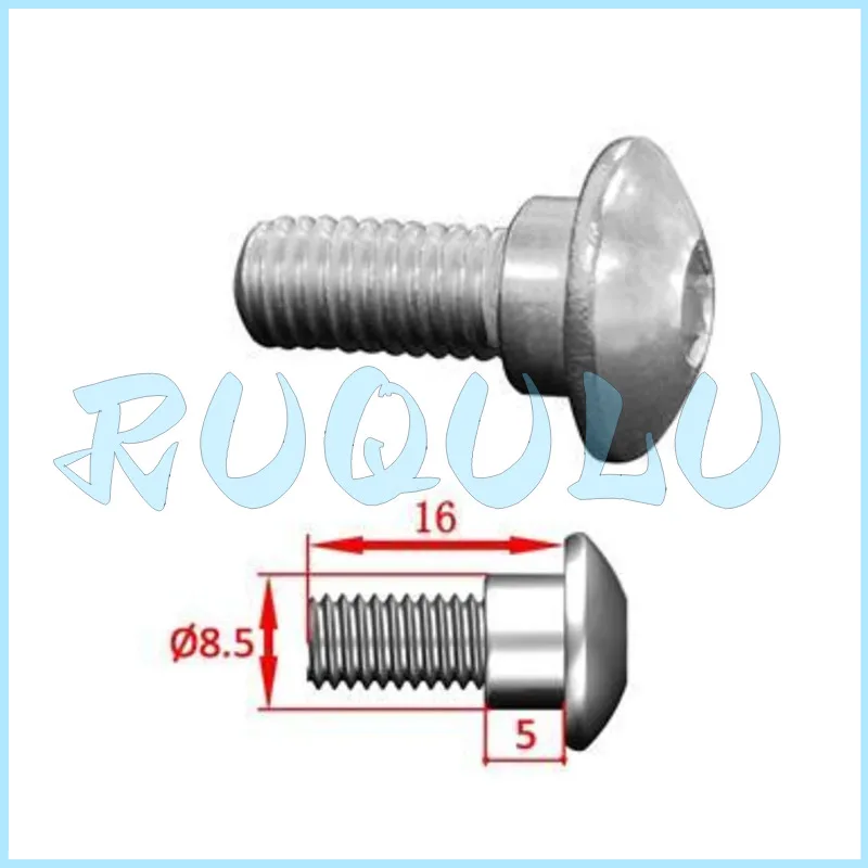 Внутренний шестигранный наплечный винт M6 × 16 + 8 5 Sus302 1251100-375000 для Zontes