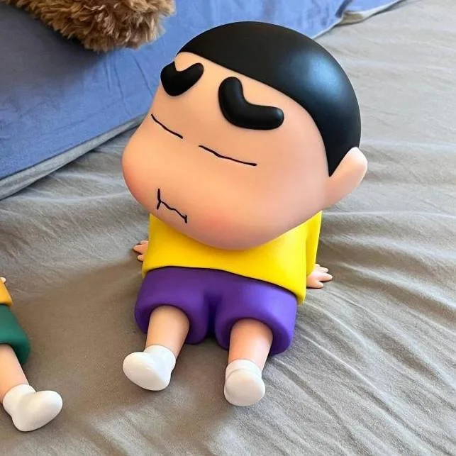 12 см 2024 новый аниме карандаш Shin-chan Q версия кавайная фигурка ПВХ модель игрушки