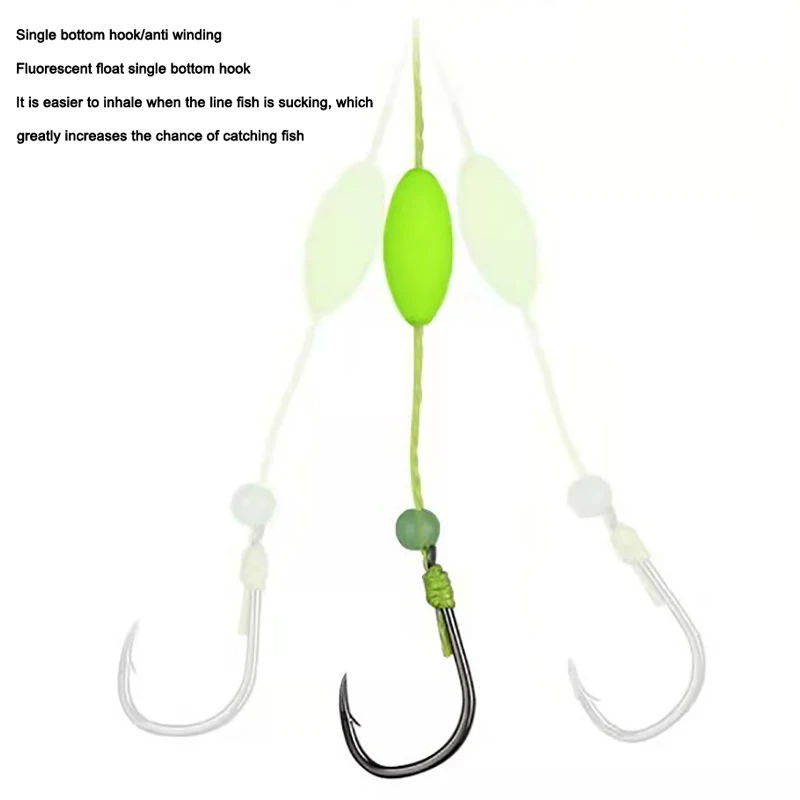 Крючок нового типа для серебряного карпа и крупноголового плавающей рыбы с