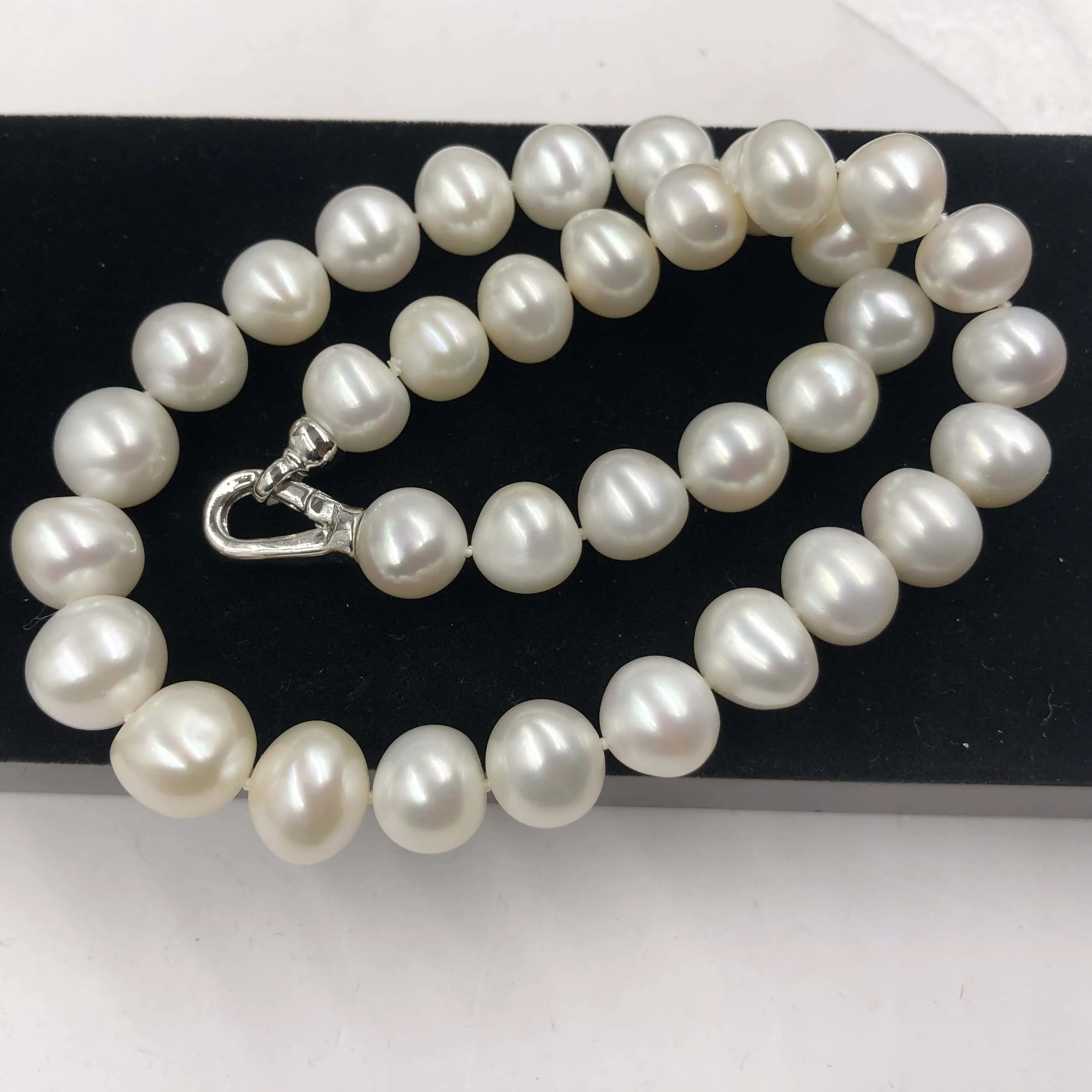 

[ELEISPL] Невероятно круглое ожерелье с жемчугом в стиле барокко, 11-13 мм #22010206