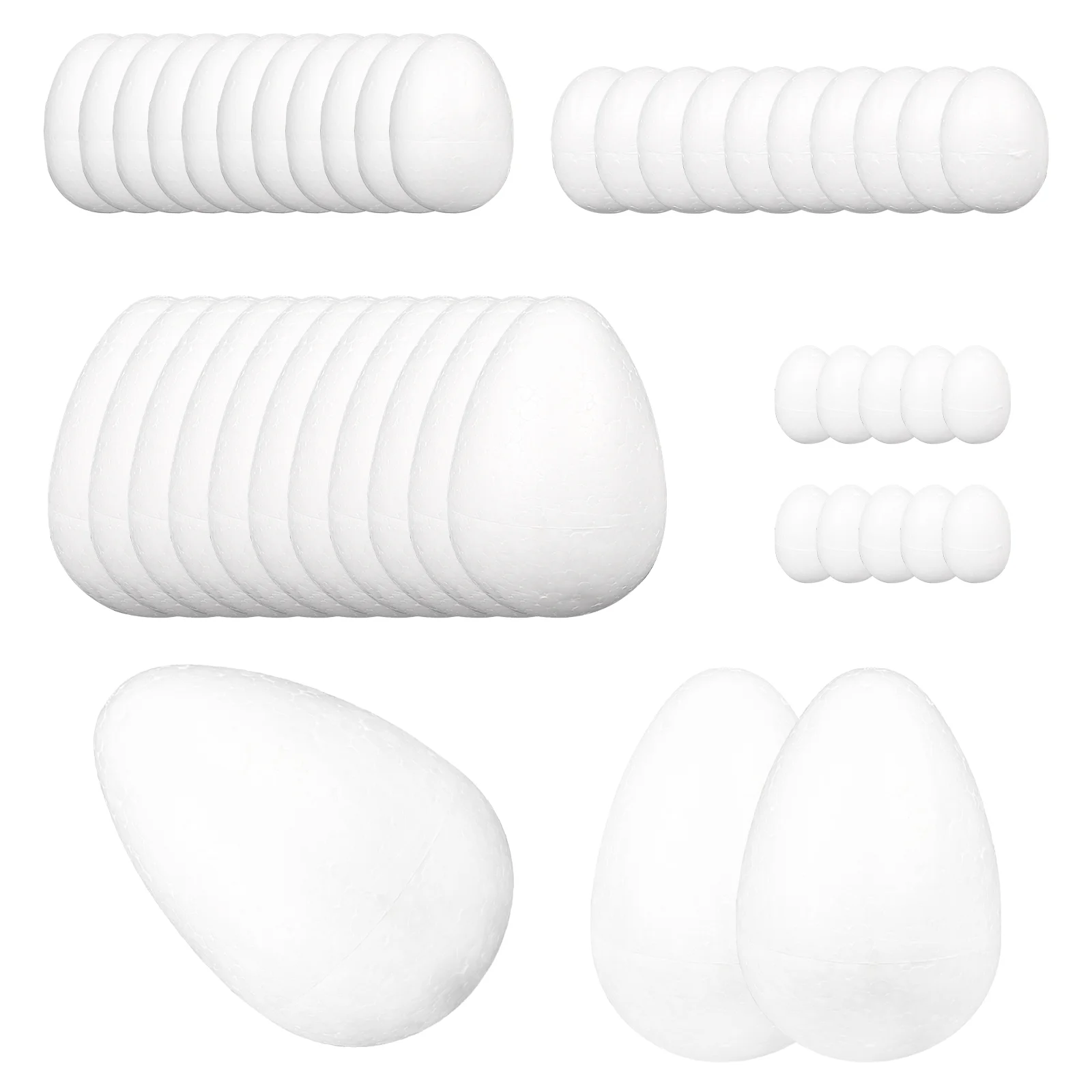 

43pcs Painting Eggs DIY Egg DIY Craft Egg Supplies Painting Egg Blank Graffiti Egg DIY Craft Egg DIY Egg