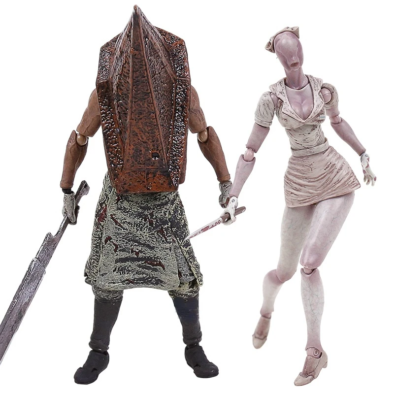 

Figma SP055 Silent Hill Red Pyramd Thing / SP061 Bubble Head Nurse 6" Action Figure Joint Movable Model Toy