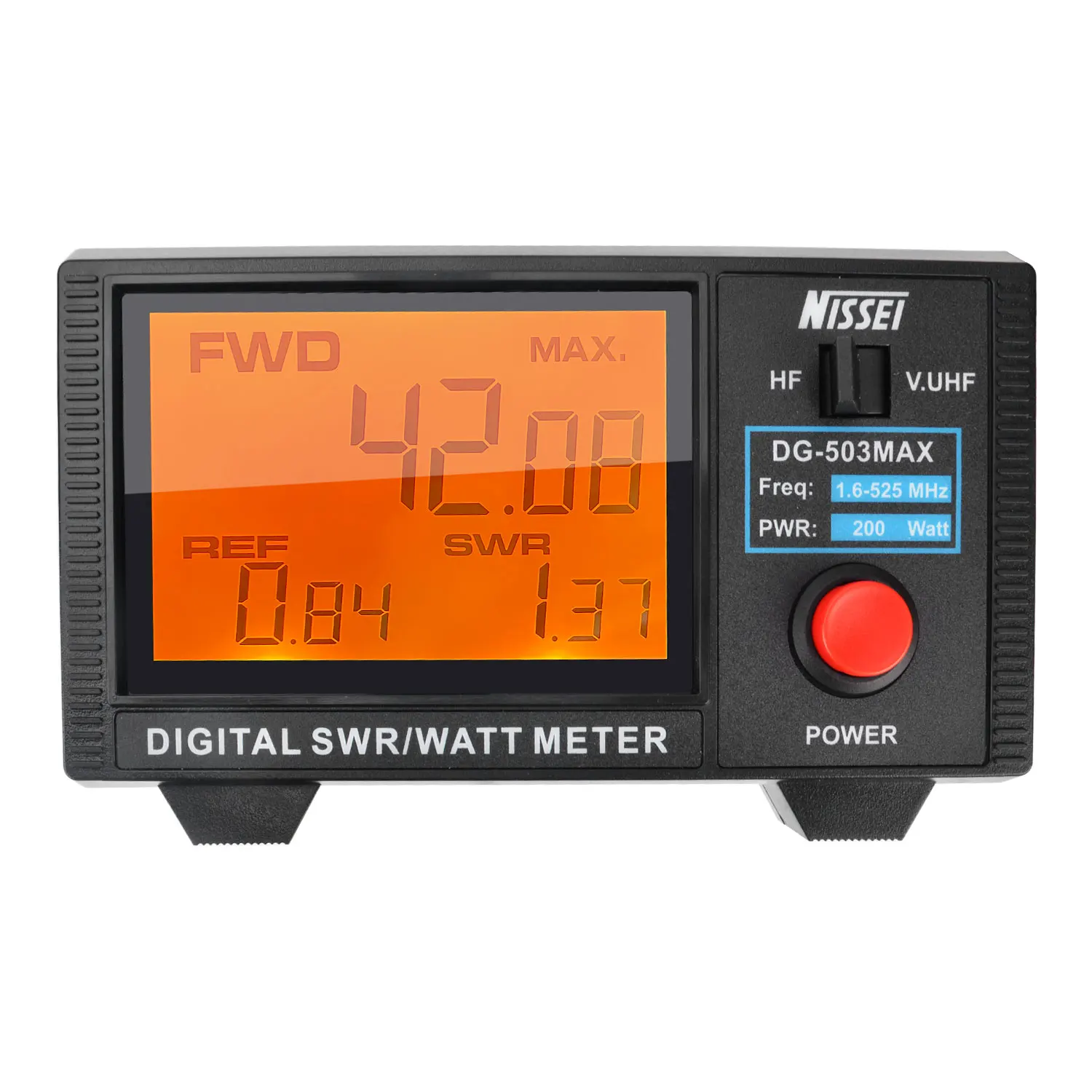 Фото NISSEI DG-503MAX DMR/SSB/AM HF 1,6-60 МГц и V.UHF125-525 МГц 200 Вт Walkie Talkie Цифровой КСВ Ваттметр DG-503 MAX №5