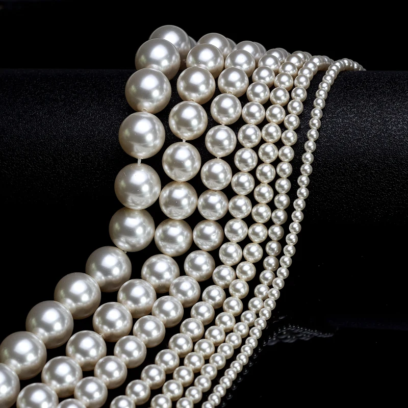100% Оригинальные кристаллы Swarovski 5810 круглый жемчуг с полным отверстием для