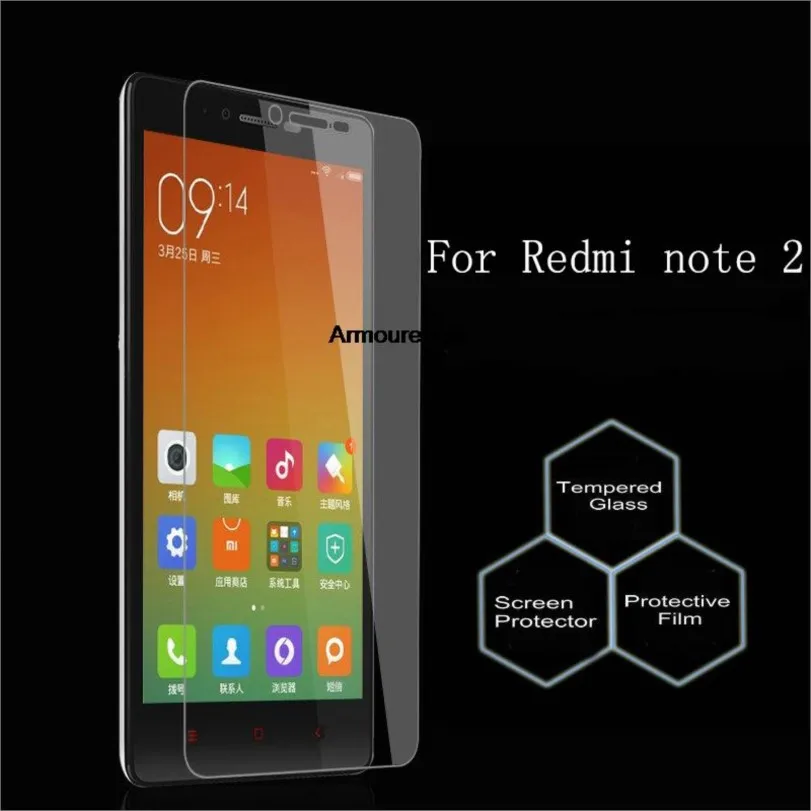 

Оригинальное закаленное стекло для Xiaomi Redmi Note 2 защита для экрана закаленная защитная пленка защита для Redmi Note2 стекло