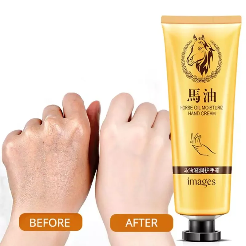 

Horse Oil Repair Nutrition Penetration Hand Cream Anti-aging Soft Whitening Moisturizing Hand Cream TSLM2
