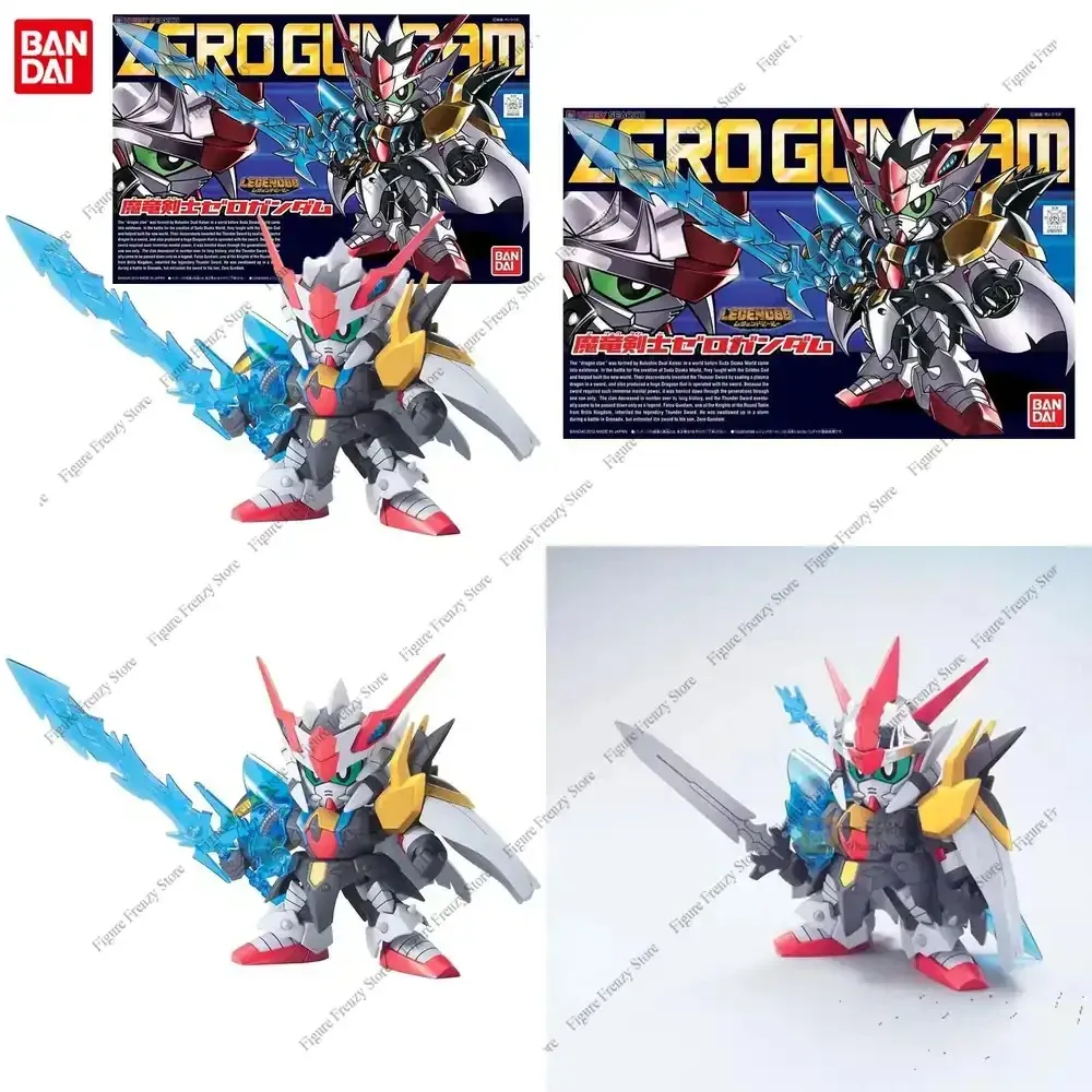 Фото Специальное предложение: Оригинальный сборный набор моделей Gundam Bandai, аниме-фигурка SD BB 378 Zero Gundam, коллекционная модель Gunpla, игрушка-фигурка для коллекционирования №1