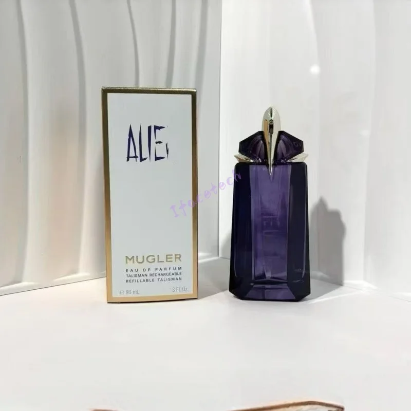 Фото Оригинальный женский парфюм MUGLER Eau de Parfum, цветочный аромат, натуральный, для свиданий и ночного использования, парфюм Alien Monster №1