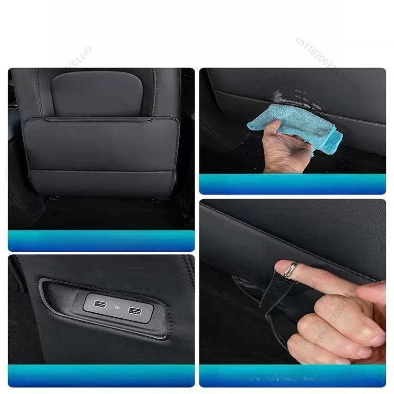 Фото Защитные накладки от царапин для Volvo S60 2019-2026, аксессуары для модификации интерьера, защита от царапин для задних воздуховодов, аксессуары для салона автомобиля №3