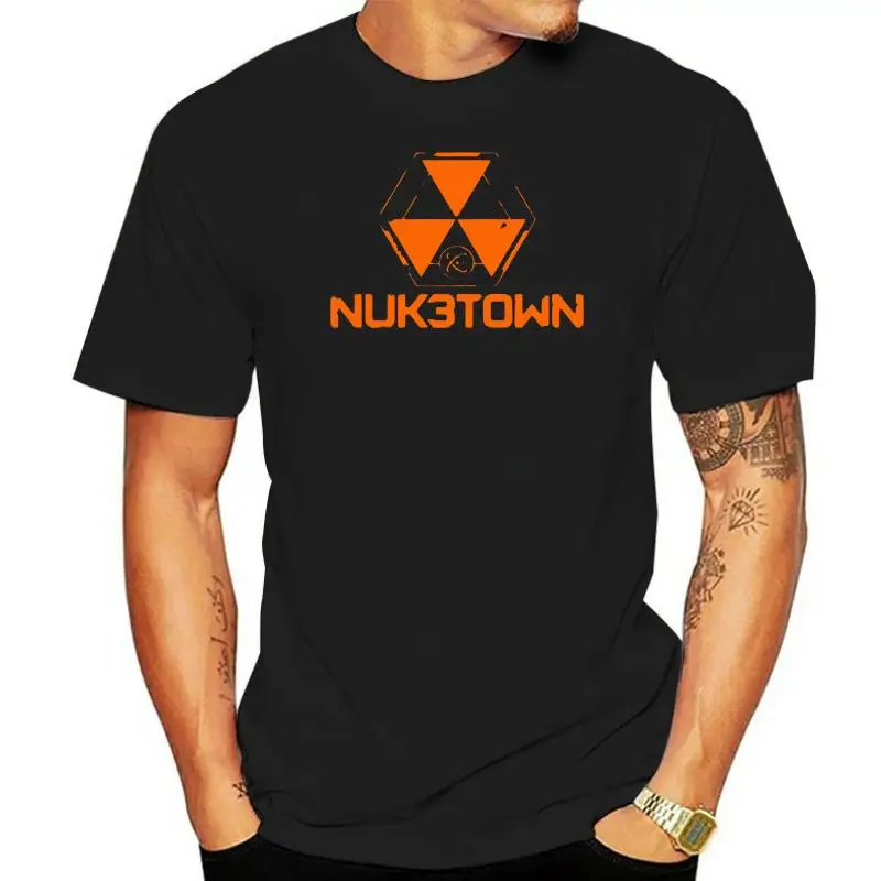 2024 черная футболка с логотипом nuktown видеоиграми летние футболки