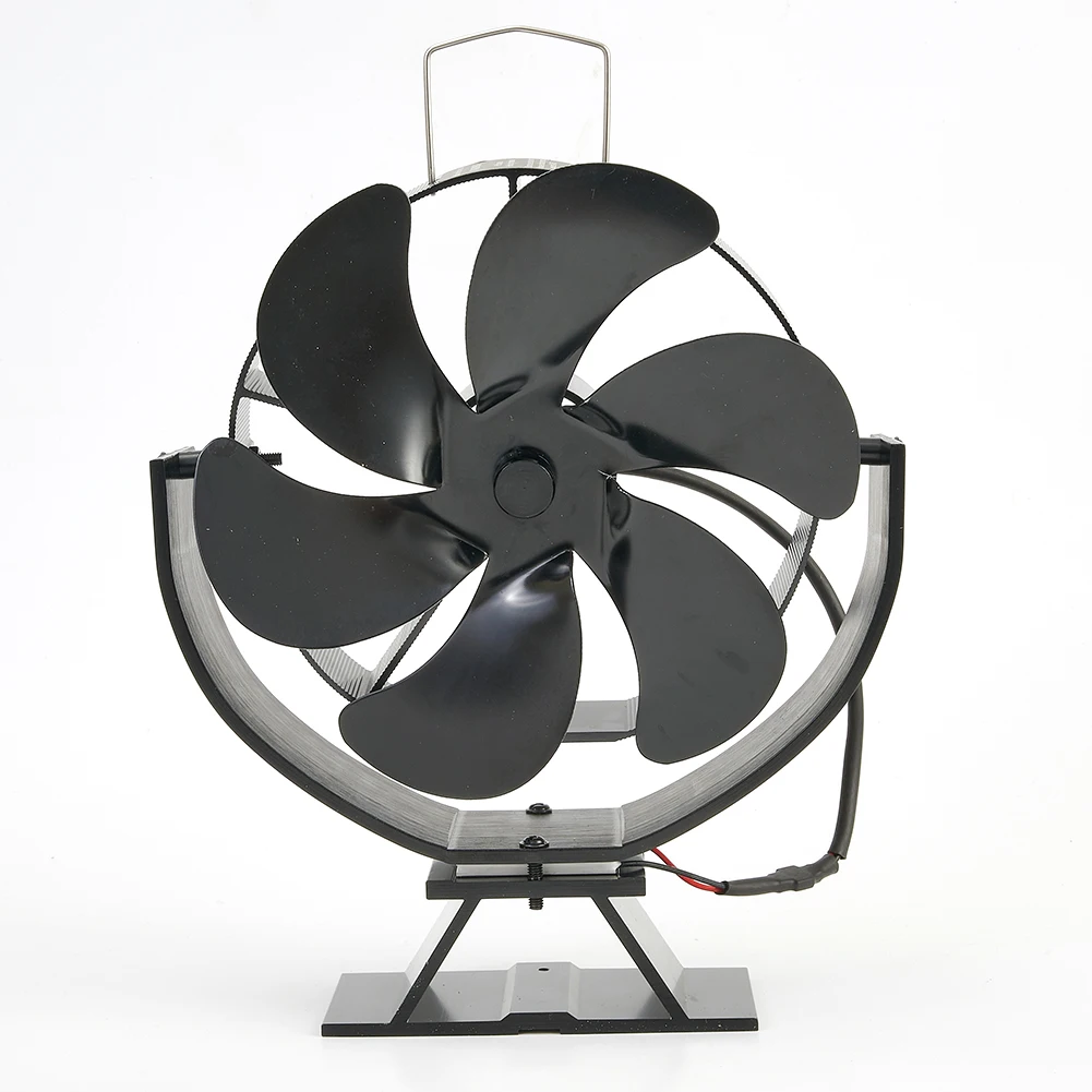 

6 Leaves Fireplace Fan Multi-Angle Adjustable Fireplace Fan Heat Distribution Stove Fan Quiet Log Burner Eco-fan High Efficiency