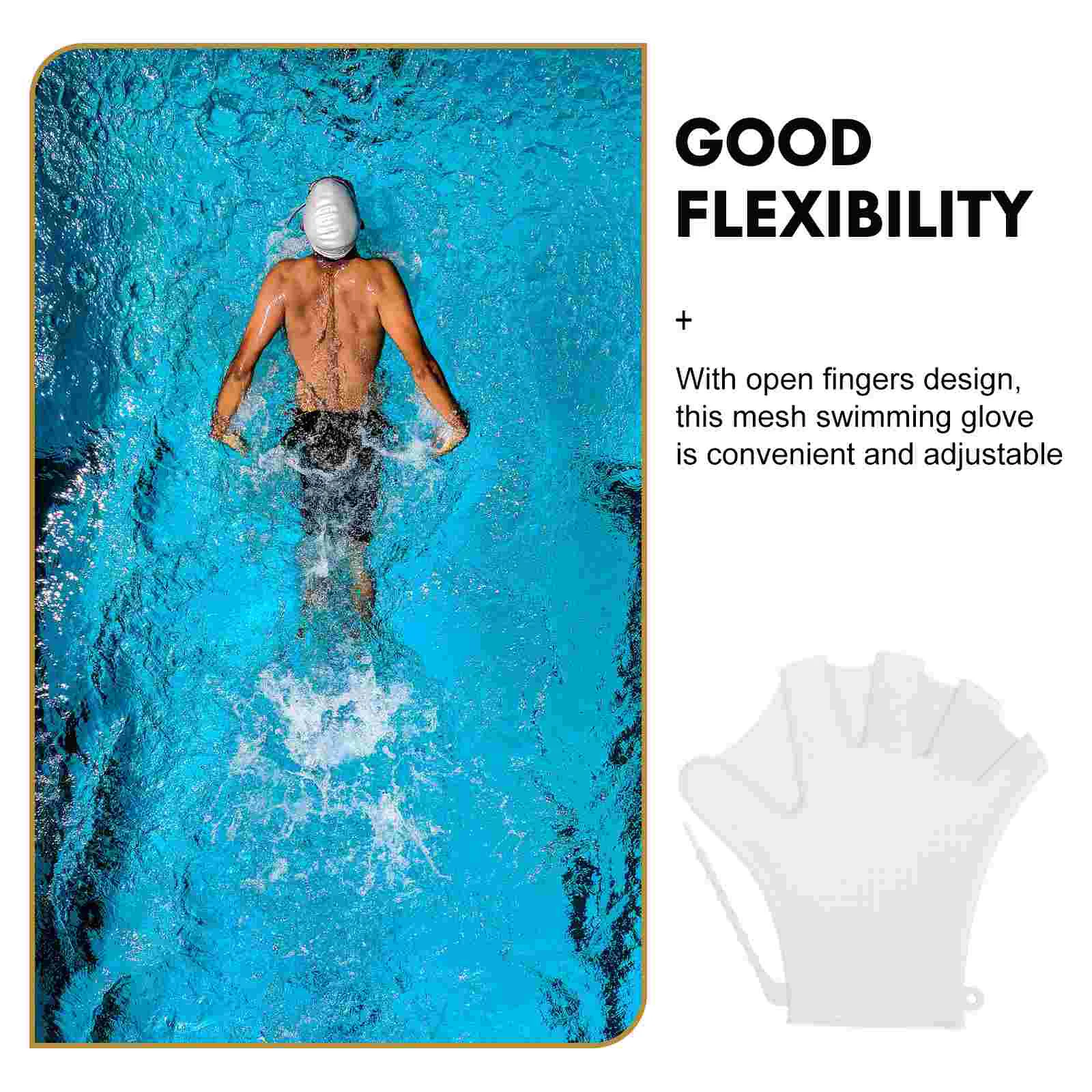 

Mens Workout Gloves Swimming Water Silicone Paddles Accessories Silica Gel Diving Training Adults Supplies Resistance Fitness