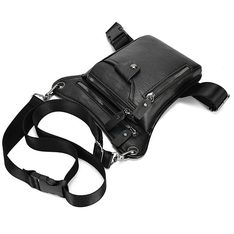 New Fashion Vintage Leather Men Waist Pack Women Belt Hip Bum Bag Multi-Purpose Motorcycle Bike Outdoor Waist Bags for Men