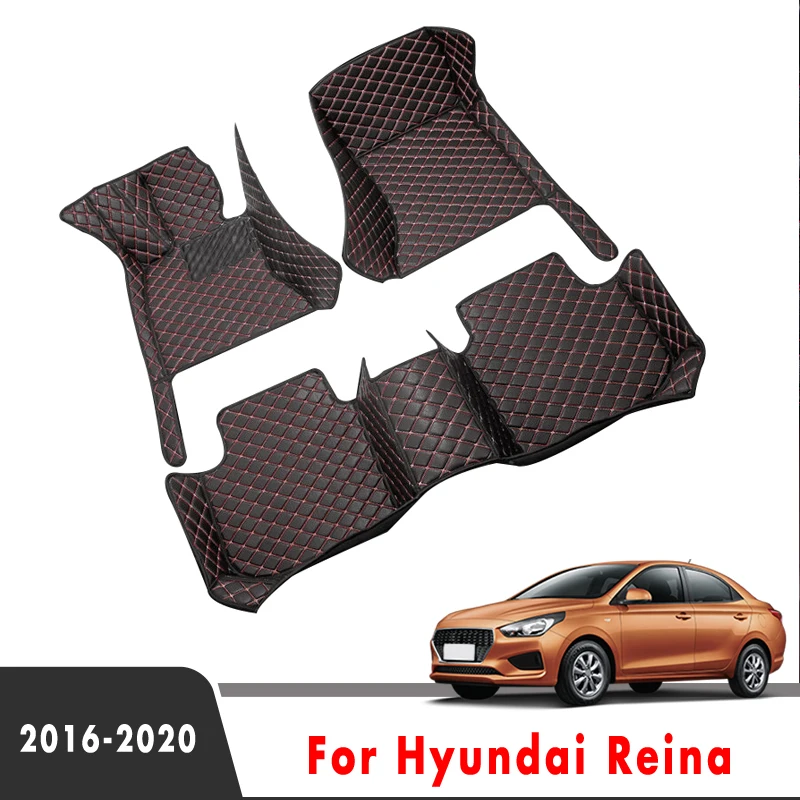 

Автомобильные коврики на заказ, автомобильные коврики для Hyundai Reina 2020, 2019, 2018, 2017, 2016, аксессуары для салона автомобиля, стильные кожаные накла...